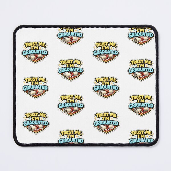 Item preview, Graduation badge with rolled diploma and celebratory text design, AI Generated designed and sold by dvoevnore.