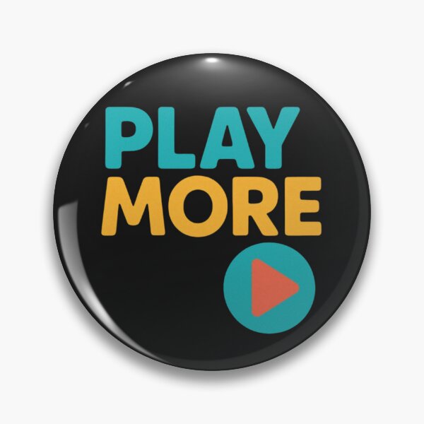 Item preview, Play More Fun Minimal Design designed and sold by echoink-studio.