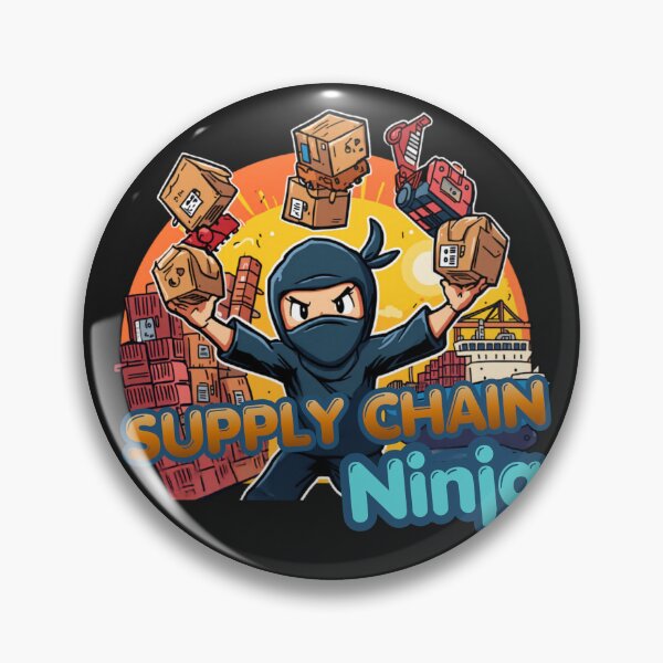 Item preview, Supply Chain Ninja funny gift designed and sold by TheSewRyn.