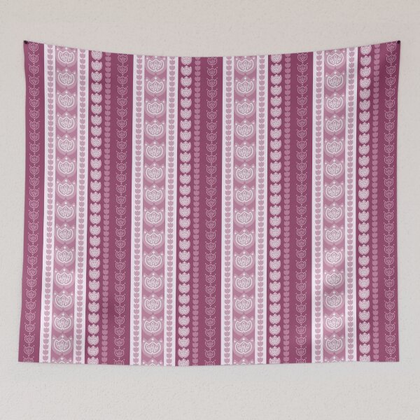 Item preview, Seamless Tulip Stripe Pattern in Pink Tones, Scandinavian Floral Geometric Background designed and sold by Tarathai.