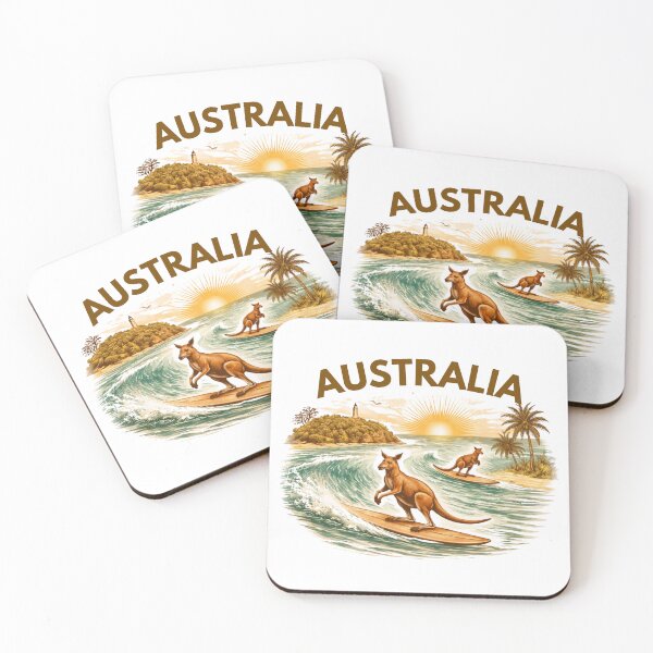 Item preview, Australia Beach Scene  designed and sold by PamLeeDesign.