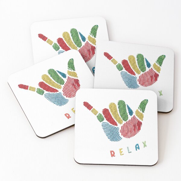 Item preview, Relax Colorful Embroidery Design | Positive Lifestyle Text Graphic designed and sold by VKKMANAGE.
