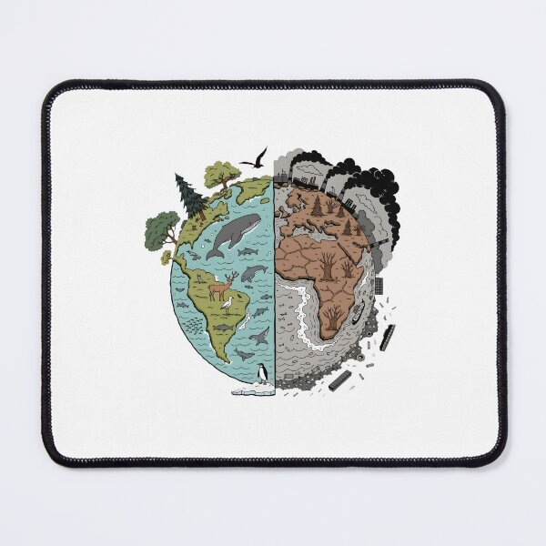 Item preview, Our Choice Earth Sustainability Split Illustration designed and sold by Nuvoro Eco Awareness.