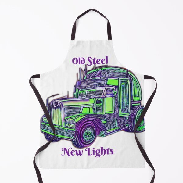 Item preview, Retro Truck Art in Neon Colors - Old Steel, New Lights designed and sold by Bad7Wear.