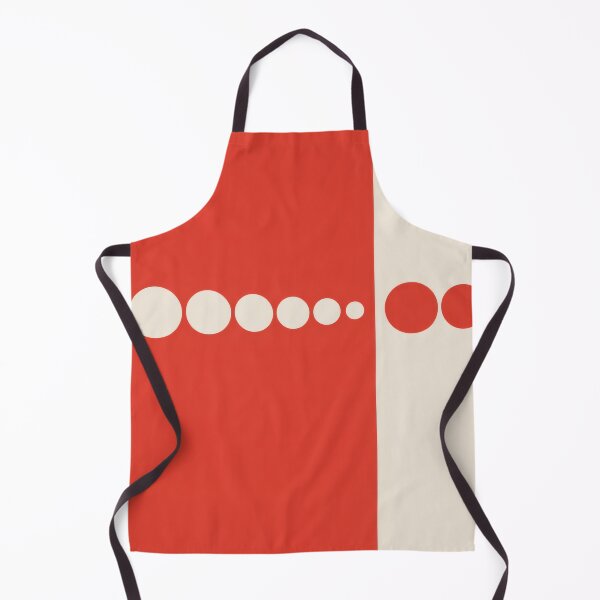 Item preview, 60s Space Age Dots Horizontal – Red & White Mid-Century Modern Pop-Art designed and sold by Ela Art Space .