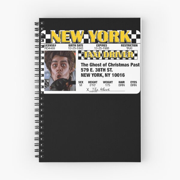 Item preview, Ghost Of Christmas Past Taxi License  Scrooged designed and sold by GOLDSOF.