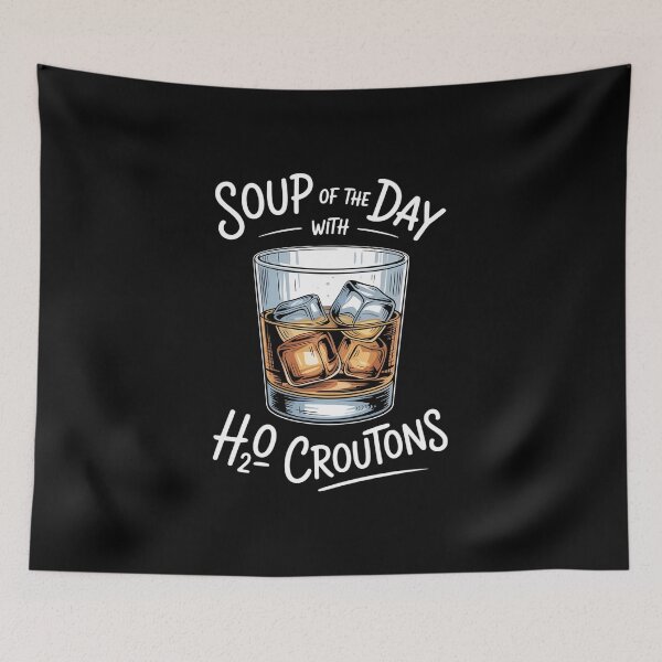 Item preview, Bourbon Soup of the Dayy with H2O Croutons Drink designed and sold by IdunayaStore.