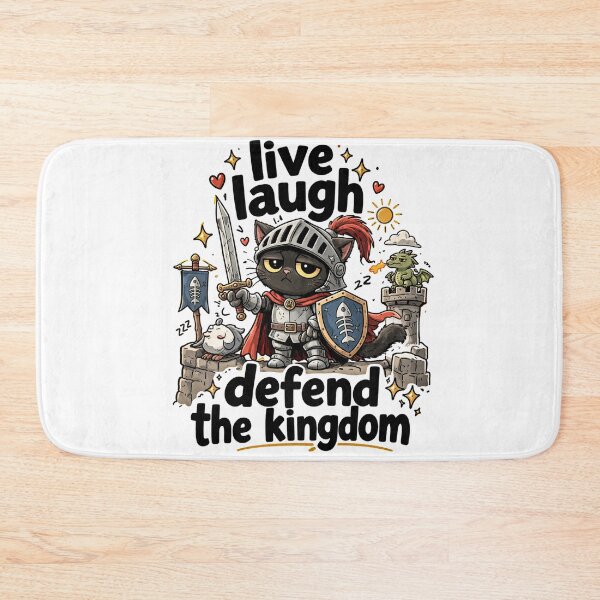 Item preview, Live Laugh Defend The Kingdom Cat designed and sold by MonkiFlipp.