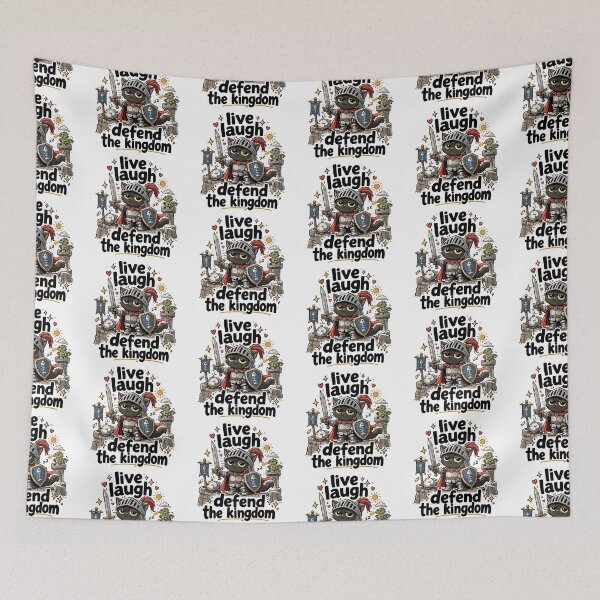 Item preview, Live Laugh Defend The Kingdom Cat designed and sold by MonkiFlipp.