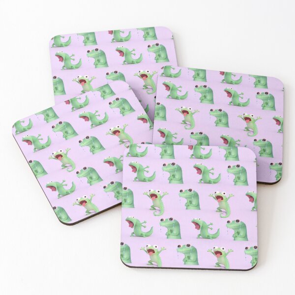 Item preview, Cute Frogs Seamless Pattern designed and sold by Meliitie.