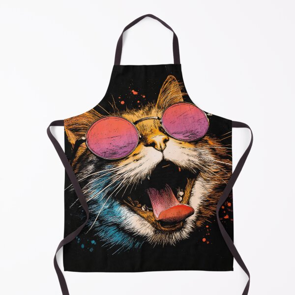 Item preview, Funny Crazy Cat E1K0001 designed and sold by Ekeinekeke.
