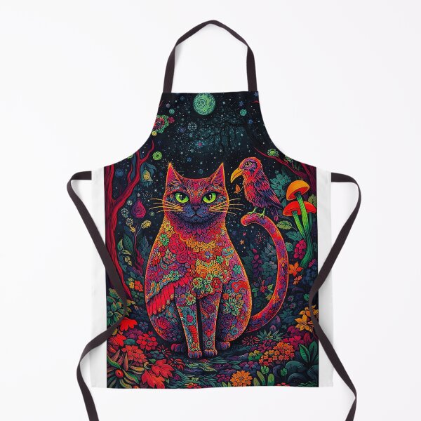 Item preview, Psychedelic Forest Cat designed and sold by MoonfurStudio.