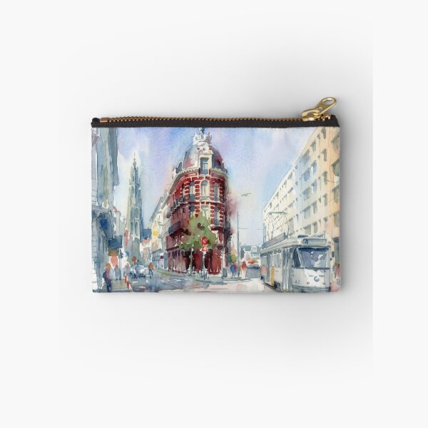 Item preview, Antwerp Cathedral Watercolor designed and sold by caracatita75.