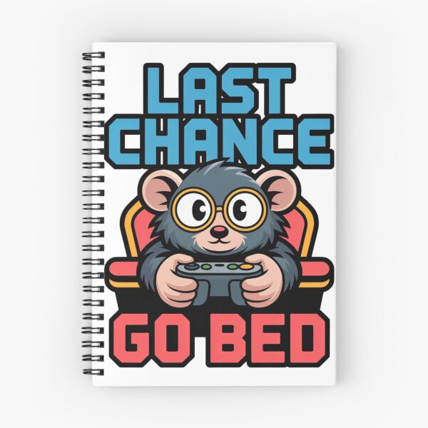 Item preview, Last Chance Go Bed Funny Gamer Mouse Video Game Tee designed and sold by MerchlyMike.