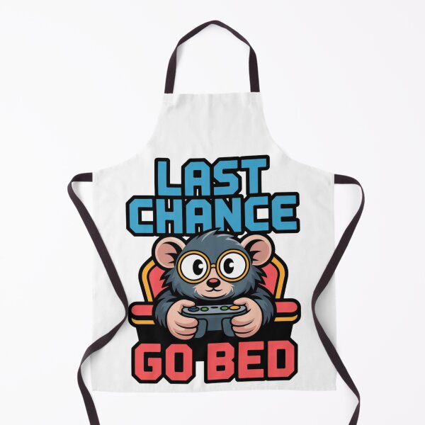 Item preview, Last Chance Go Bed Funny Gamer Mouse Video Game Tee designed and sold by MerchlyMike.