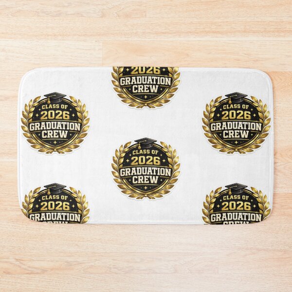 Item preview, Graduation emblem with laurel wreath and text for class of 2026, suitable as background, AI Generated designed and sold by dvoevnore.