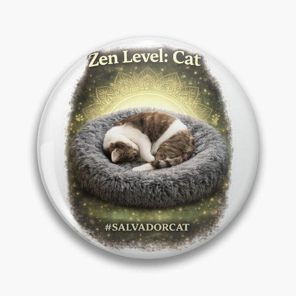 Item preview, Zen Cat designed and sold by SalvadorCat.