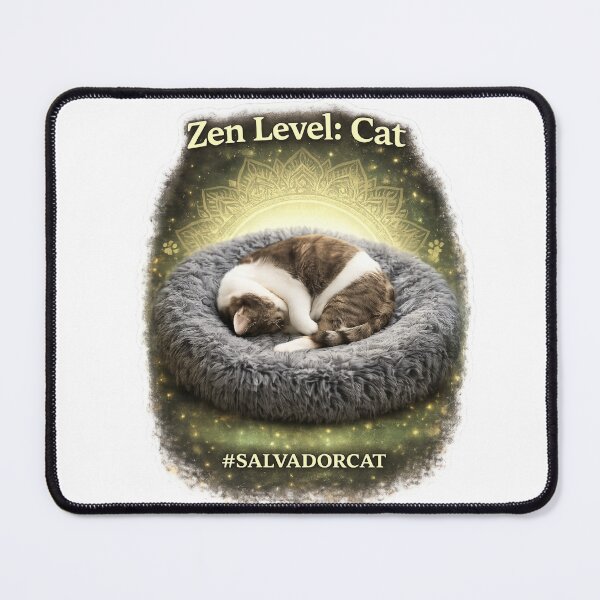 Item preview, Zen Cat designed and sold by SalvadorCat.