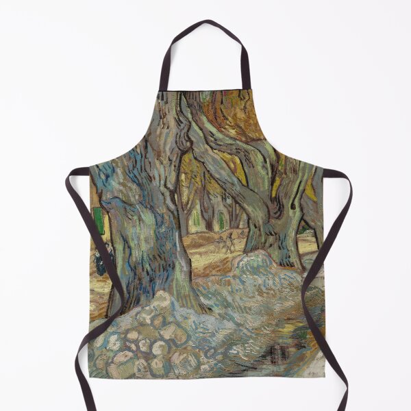 Item preview, The Large Plane Trees Road Menders at Saint Remy by Vincent van Gogh: Post‑Impressionist Poster designed and sold by artofuniverse.