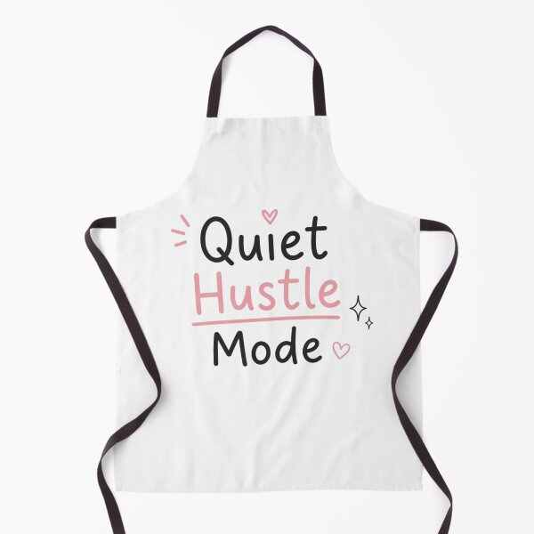 Item preview, Quiet Hustle Mode Minimal Cute Aesthetic Design | Soft Motivational Quote Typography for Productivity, Introvert Energy, Self Growth Vibes designed and sold by Sanika arts .