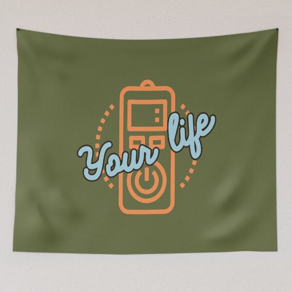 Item preview, Take Control Of Your Life - Retro Gaming Remote Illustration designed and sold by Shaimaa Moustafa.