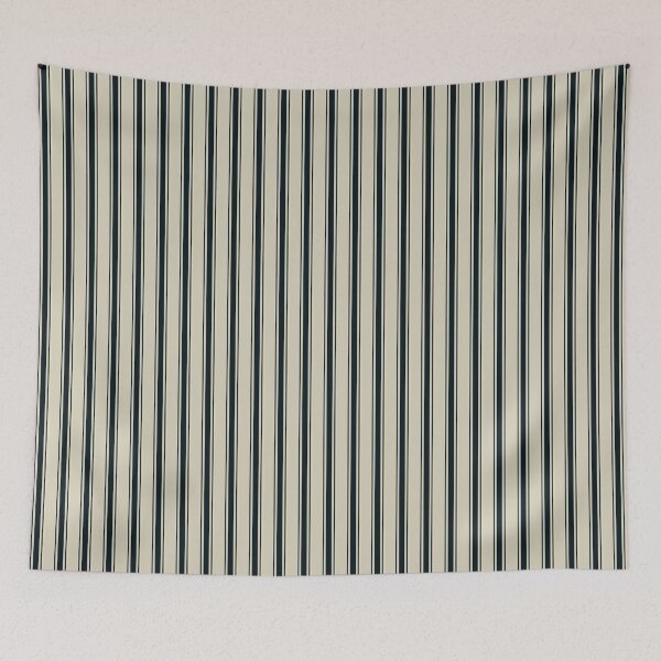 Item preview, Navy Blue & Beige Thin Vertical Stripes Pattern – Elegant Minimalist Classic Line Design designed and sold by WildHugeDot.