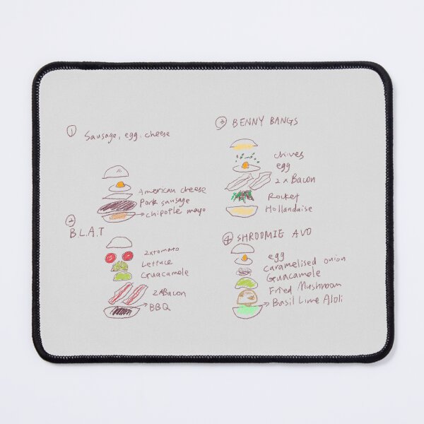Item preview, Hand Drawn Burger Breakdown Illustration | Food Art designed and sold by BluelemonStudio.