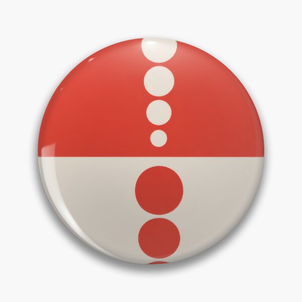 Item preview, 60s Space Age Dots – Red & White Mid-Century Geometric Pop-Art designed and sold by Ela Art Space .