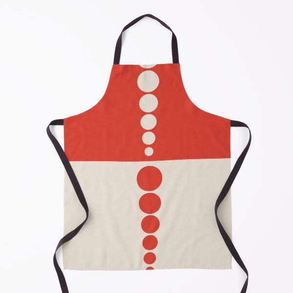 Item preview, 60s Space Age Dots – Red & White Mid-Century Geometric Pop-Art designed and sold by Ela Art Space .