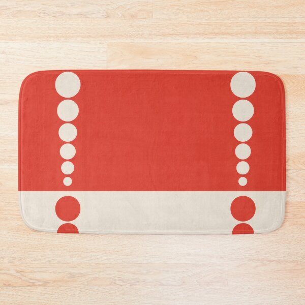Item preview, 60s Space Age Dots – Red & White Mid-Century Geometric Pop-Art designed and sold by Ela Art Space .