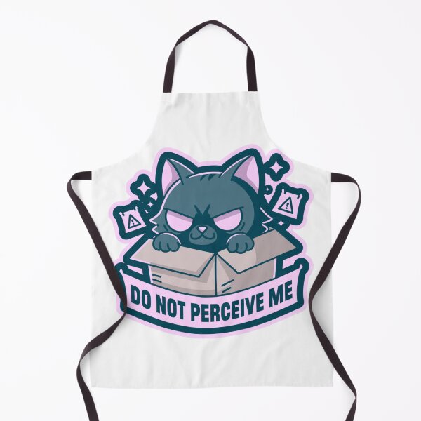 Item preview, Do Not Perceive Me Kawaii Black Cat designed and sold by IslandTyped.