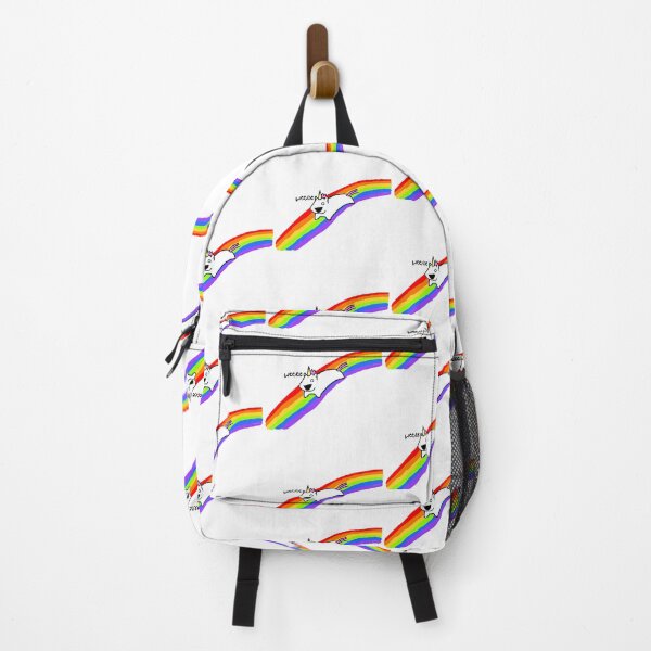 Item preview, BTW Ausistic Cursed weirdcore Happy Rainbow Unicorn designed and sold by PickledjoArt.