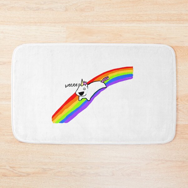 Item preview, BTW Ausistic Cursed weirdcore Happy Rainbow Unicorn designed and sold by PickledjoArt.