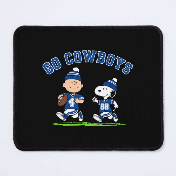 Item preview, Go Cowboys Snoopy And Charlie Brown Dallas Footbal designed and sold by xbatata.