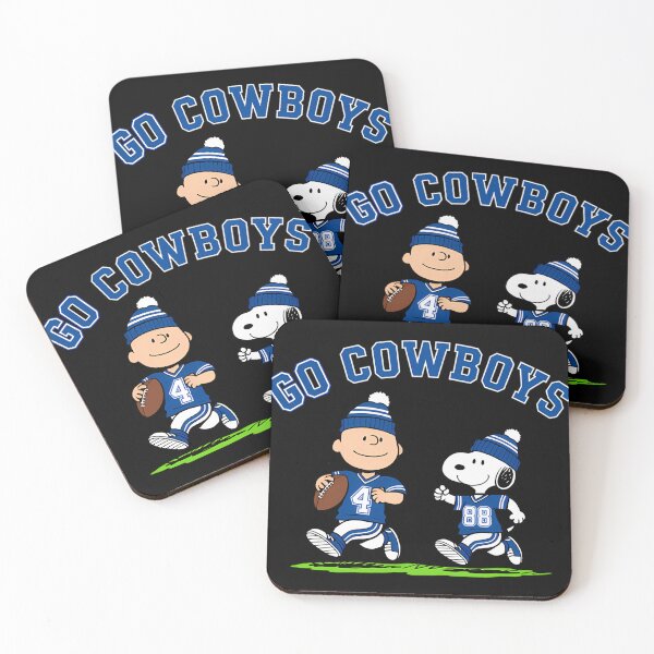 Item preview, Go Cowboys Snoopy And Charlie Brown Dallas Footbal designed and sold by xbatata.