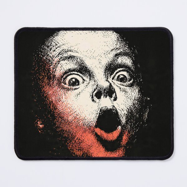 Item preview, Funny Surprised Face E1K0002 designed and sold by Ekeinekeke.
