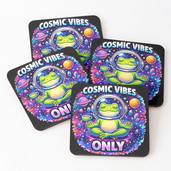 Item preview, Cosmic Frog Aesthetic Space Chill designed and sold by the-dovlat.