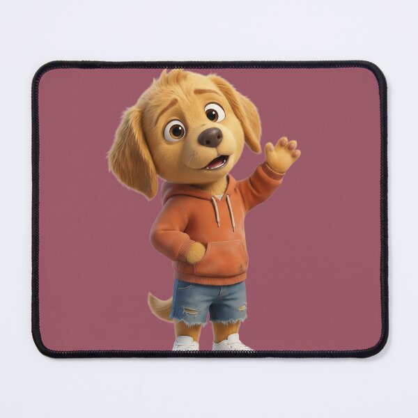 Item preview, Cute Puppy Milo Saying Hello designed and sold by veblar.