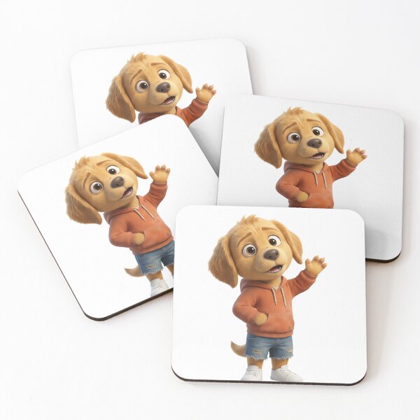 Item preview, Cute Puppy Milo Saying Hello designed and sold by veblar.