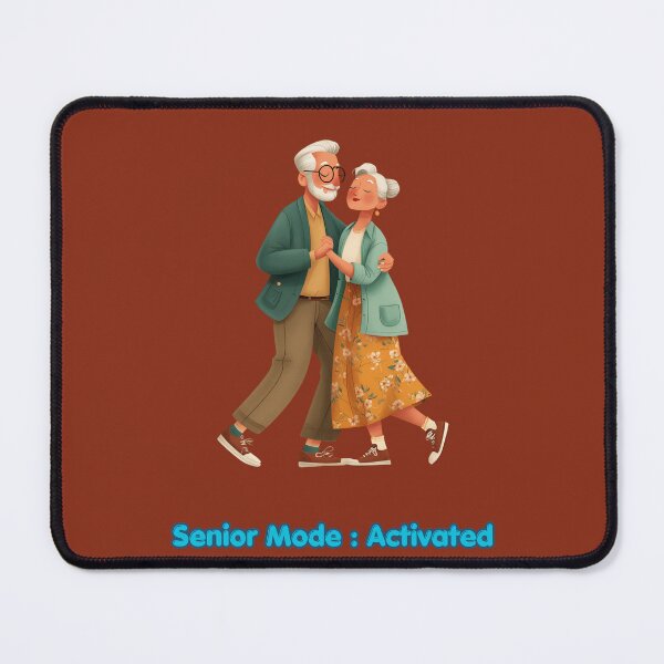 Item preview, Senior Mode Activated – Funny Aging Quote Design designed and sold by AmoebaPress.