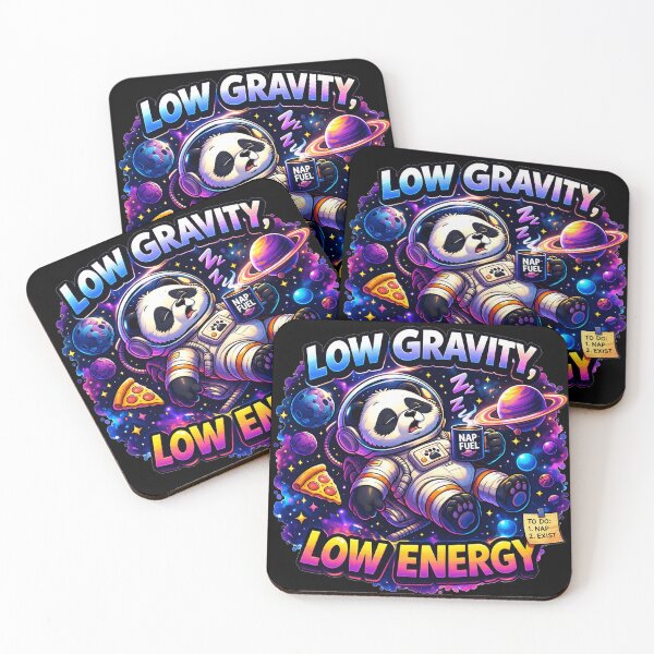 Item preview, Lazy Panda Space Funny Low Energy designed and sold by the-dovlat.