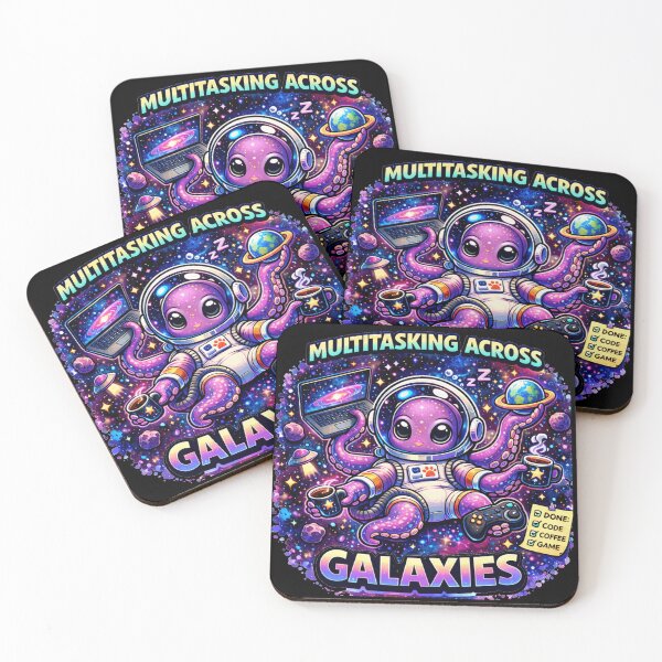 Item preview, Multitasking Octopus Funny Gamer Geek designed and sold by the-dovlat.
