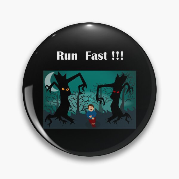 Item preview, Frightened boy in an enchanted forest in the middle of the night designed and sold by Martapp.