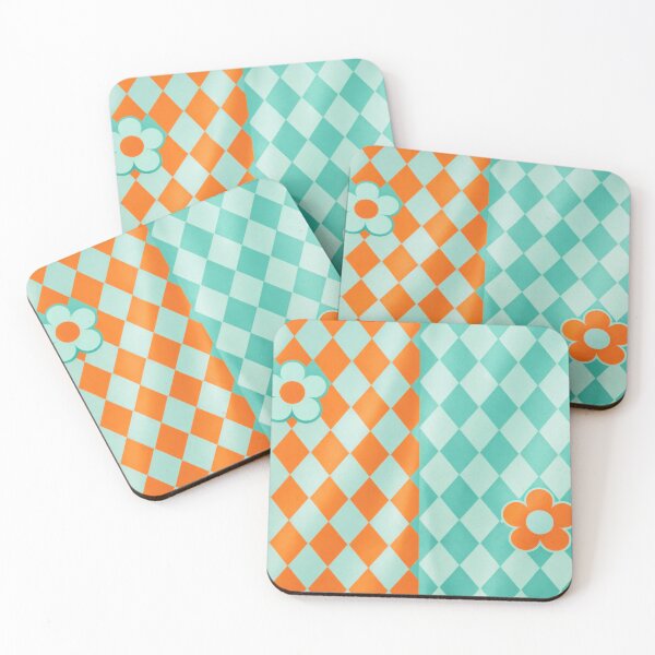 Item preview, 60s Mod Flower Harlequin – Mary Quant Inspired Retro Pattern designed and sold by Ela Art Space .