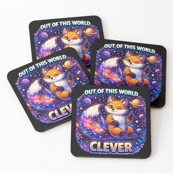 Item preview, Clever Fox Space Cute Galaxy designed and sold by the-dovlat.