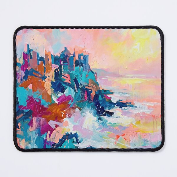 Item preview, Dunluce Castle Abstract Art Print designed and sold by Printpix.