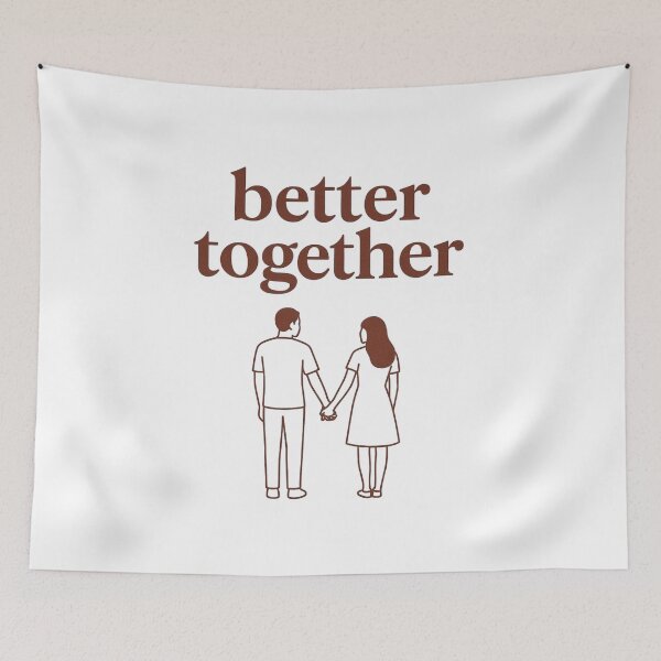 Item preview, Better Together Minimal Love Design designed and sold by echoink-studio.