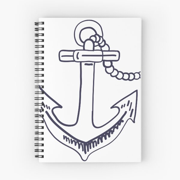 Item preview, Hand Drawn Anchor Sketch Style Nautical Art designed and sold by missbobbit.