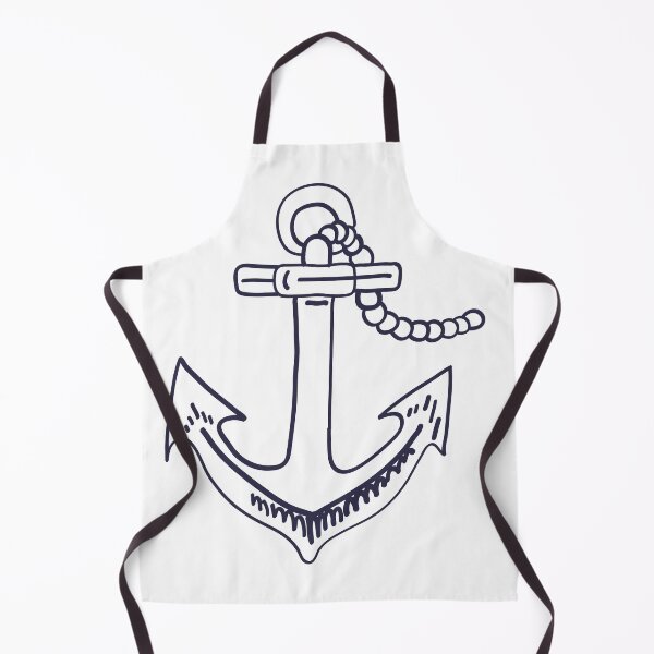 Item preview, Hand Drawn Anchor Sketch Style Nautical Art designed and sold by missbobbit.