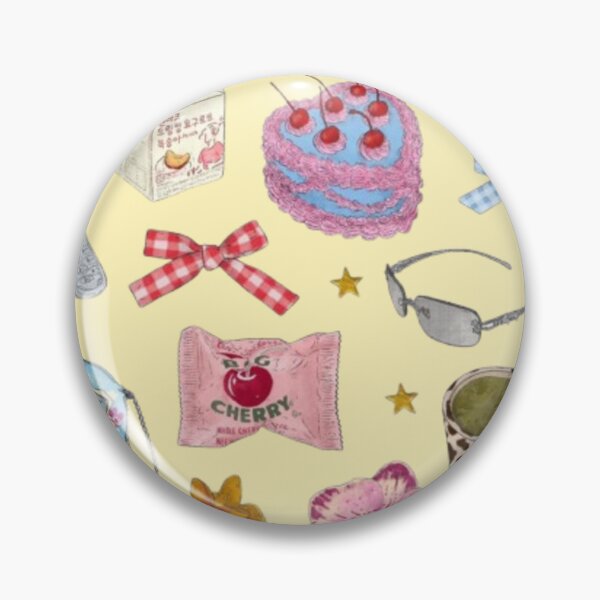 Item preview, Cute Y2K Aesthetic Sticker Collage – Kawaii Nostalgia Scrapbook, Retro 2000s Vibes, Coquette Girly Art Print designed and sold by lilacWhim.